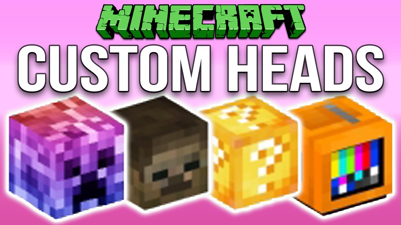 Minecraft 1.12: How To Make Custom Heads Tutorial - YouTube