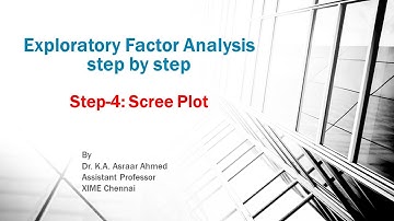Exploratory Factor Analysis: Step 4/5 -Scree Plot Interpretation (Business Analytics for MBA/PGDM)