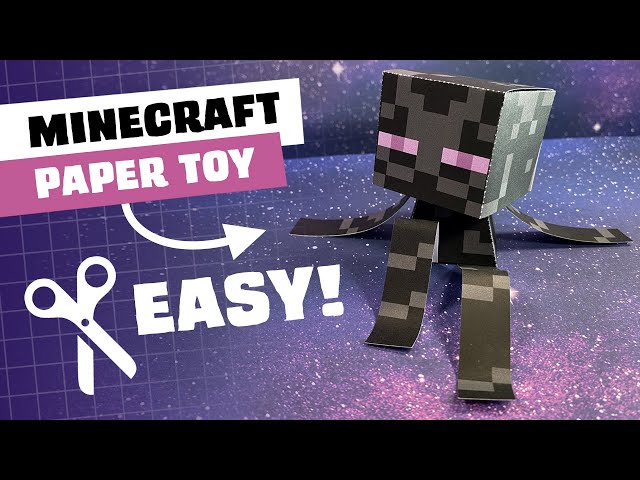 I made a enderman and herobrine papercraft :3