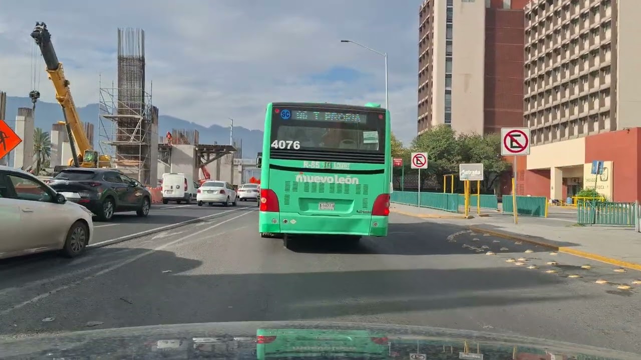 Recorriemdo Monterrey NL:Av  las Americas-Revolucion-Constitucion -San Luis Potosi-16 de Septiembre.