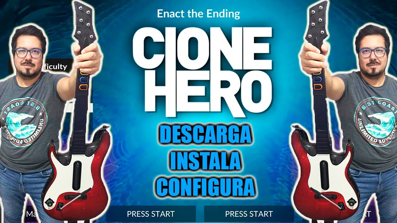 Como Jugar Guitar Hero En Pc 🎶🎶🎶 Youtube