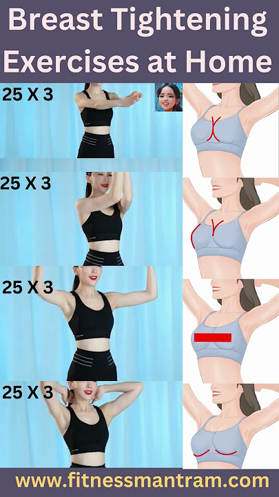 5 Simple Exercises To Reduce Breast Size Quickly At Home