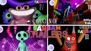 ALL GARTEN OF BANBAN TRAILERS - Garten Of Banban 1-7