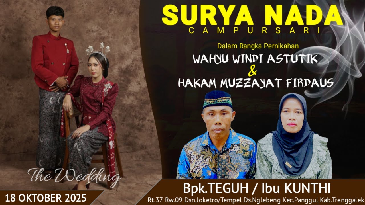 🛑LIVE CAMPURSARI SURYA NADA DI KEDIAMAN BAPAK TEGUH - IBU KUNTHI TEMPEL-JOKETRO-NGLEBENG-PANGGUL