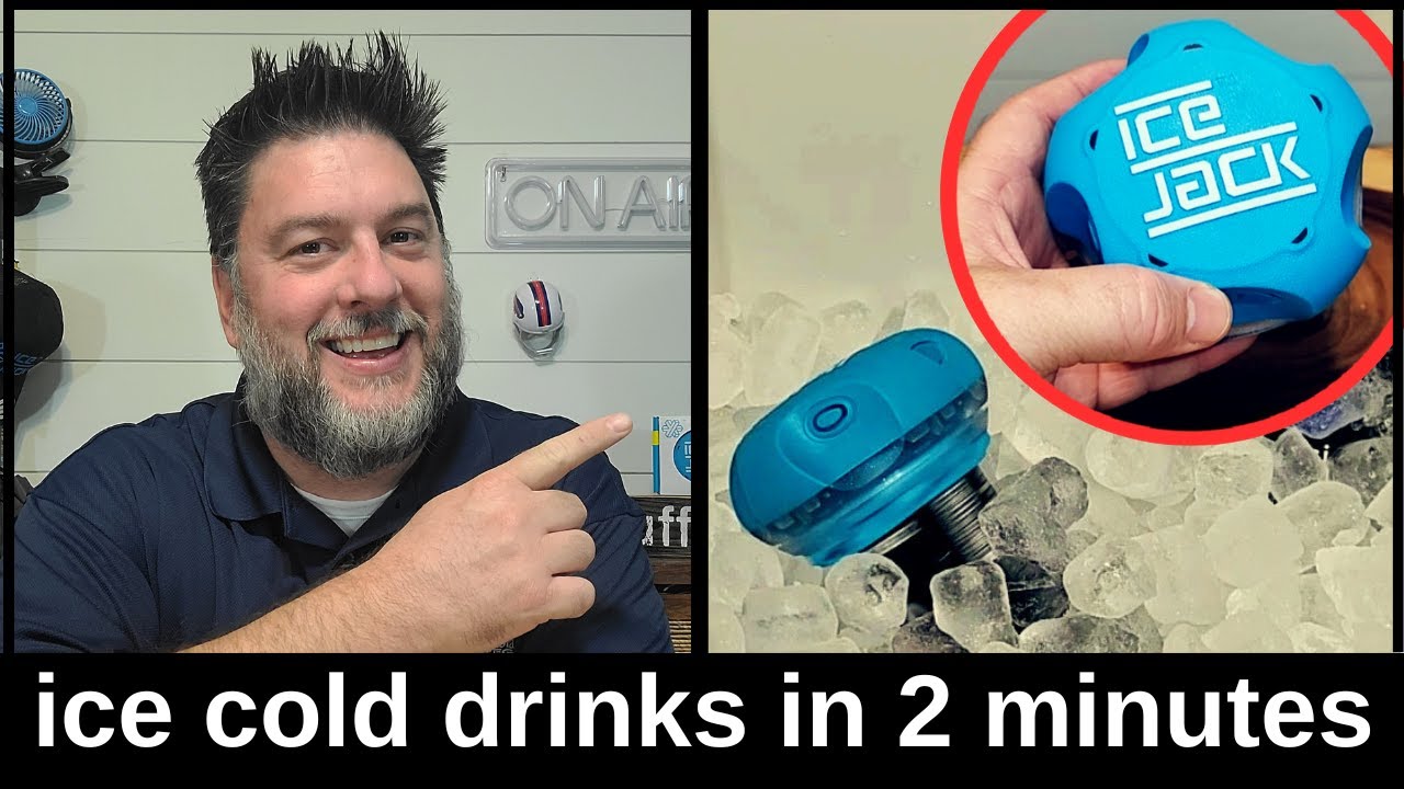 ice jack review. Make your drink ice cold in 2 minutes. Ice Jack Beverage Cooler. [541] YouTube