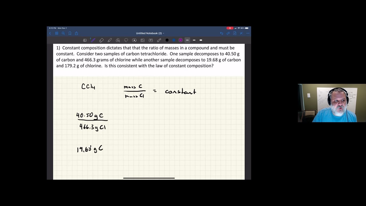 Introductory Chemistry - Chapter 5 - Problem 1 - YouTube