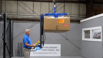 Custom Vacuum Lifter for Boxes with Telescoping Handle