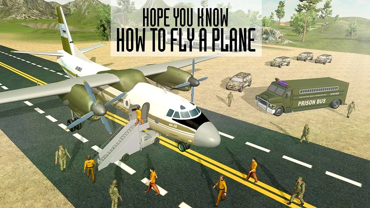 Army Criminals Transport Plane (by Fazbro) Android Gameplay [HD]