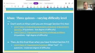 Math 10 Adv Unit 9 Video 1: Trigonometric Equations and Identities