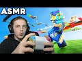 Asmr gaming  parcours roblox bruit de bouche  manette