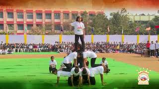 "Women Power" - Pyramid Formation | Senior Girls | 74th Republic Day | GES Sikaria, Bihar