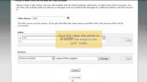cPanel Tutorial - How to set up Email Filters