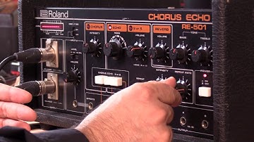 Roland RE-501 Tape Delay In Action