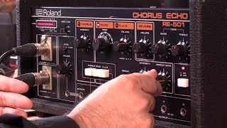 Roland RE-501 Tape Delay In Action