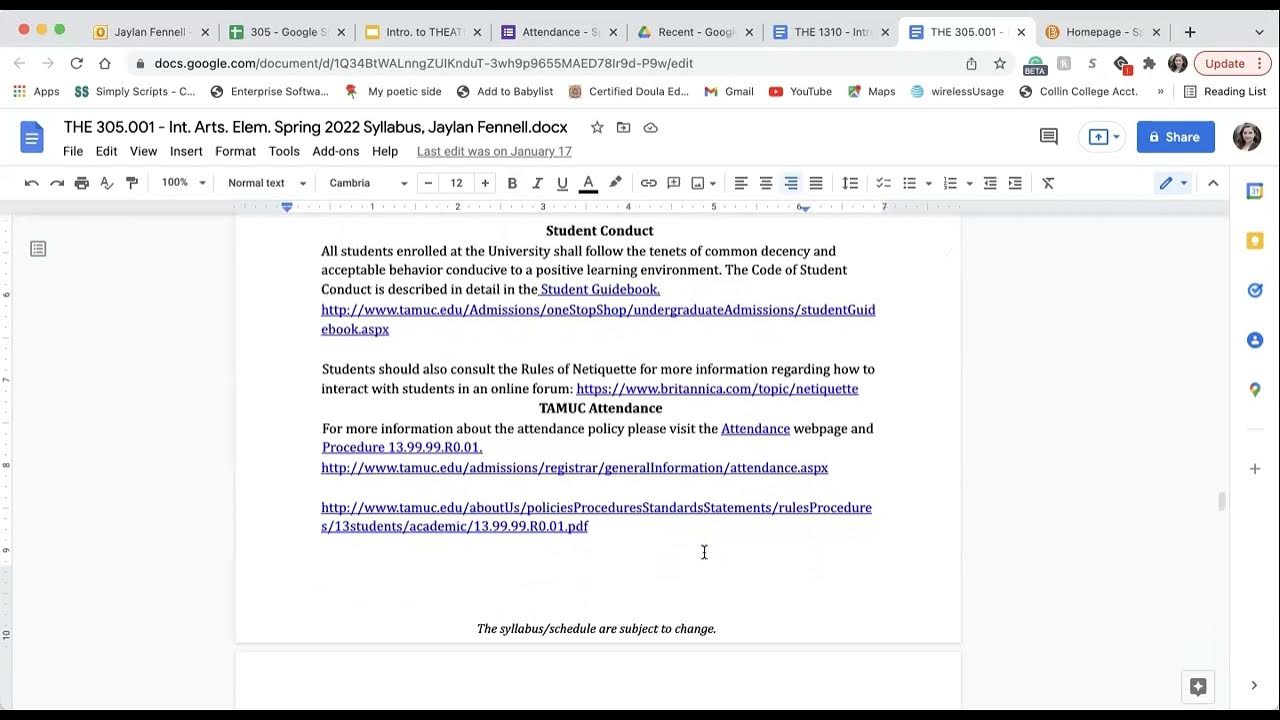 TAMUC Spring 2022 Integrated Arts , Week 1 of Theatre Rotation 2 YouTube