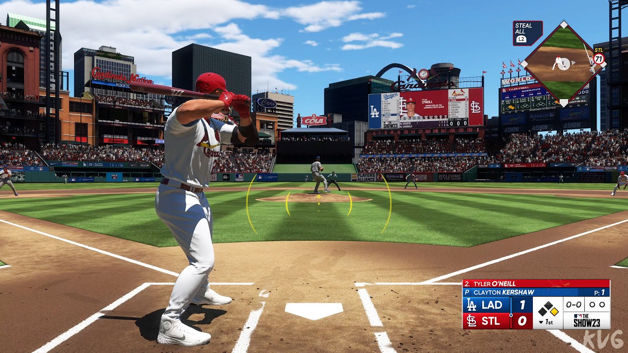 MLB The Show 23 - Los Angeles Dodgers vs St. Louis Cardinals - Gameplay (PS5 UHD) [4K60FPS]