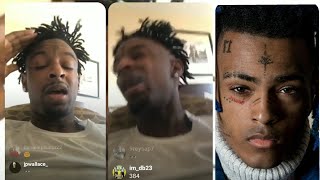 21 Savage says what xxxtentacion shouldve done when he got robbed 'give it up it aint worth it'