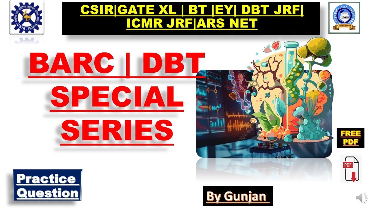 CSIR NET LIFE SCIENCE   QUESTION ANSWER | BARC| DBT QUESTION ANSWER SERIES | LIFE SCIENCE JUNE 2025
