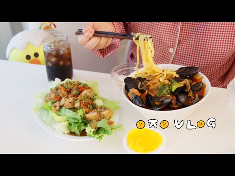 (ENG SUB) Living alone and eating every meal properly VLOG (Kokorokara, Takoyaki, Jjamppong) EJ VLOG