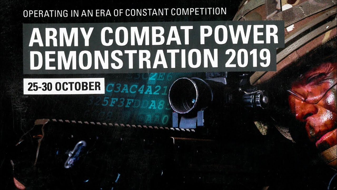 Army Combat Power Demonstration 2019 YouTube