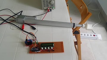 30cm linear servo / actuator driven by arduino nano + H-bridge