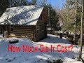 Cost of Building an Off Grid Log Cabin