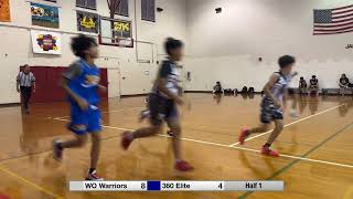 Warriors vs 360 Elite - 4/13/24 (HI IQ Sports League - 8th Grade and Under)