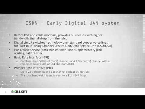 WAN Connection Technologies (CISSP Free by Skillset.com)