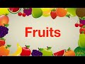 Fruits name  learn fruits name in english  name of fruits basic english learning  unit  09