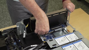 Lenovo ThinkSystem SR860 V3 installing a double-width GPU adapter