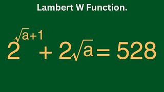 Lambert W Function || Product Log