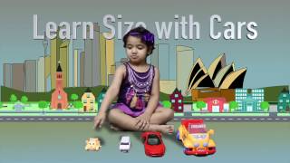 Learn Sizes for Kids with cars | Big Bigger Biggest