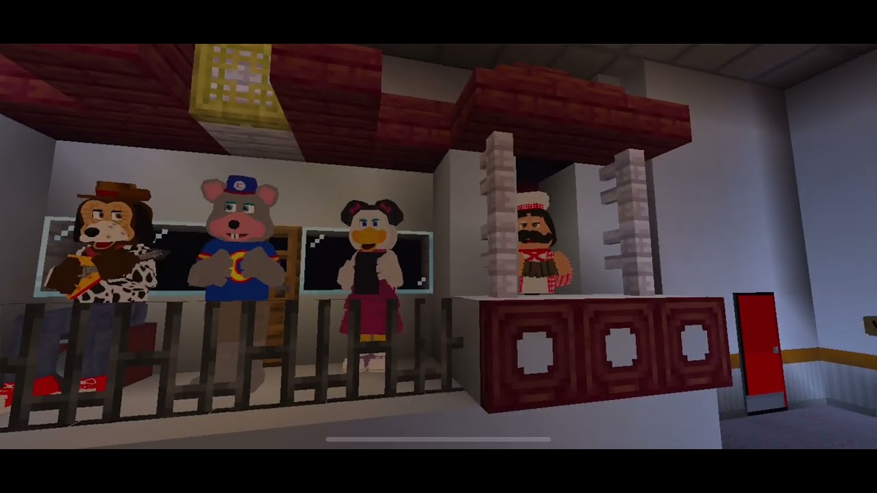 CHUCK E CHEESE’S PIZZA Minecraft build (FORMER PTT)