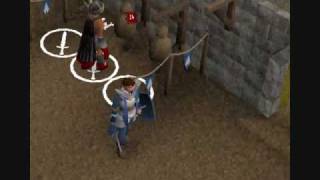 RuneScape Killing A Training dummy