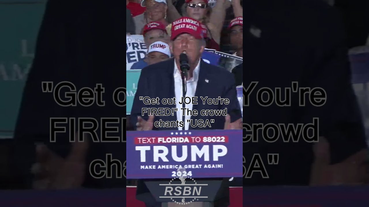  Get Out JOE You Re FIRED The Crowd Chants USA During Rally At Trump National In Doral FL