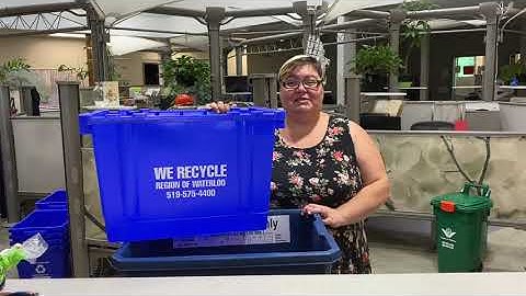 Introduction to our blue box curbside collection