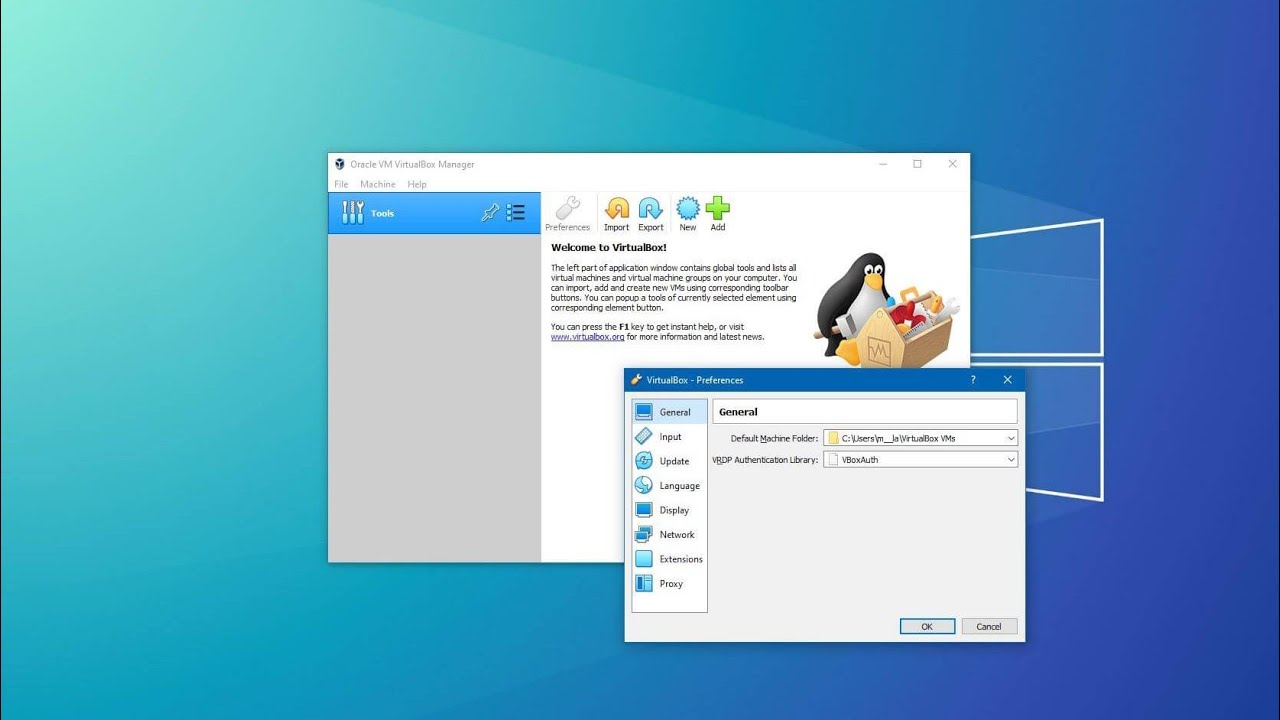 Образ windows для virtualbox. Virtualbox windows 10.
