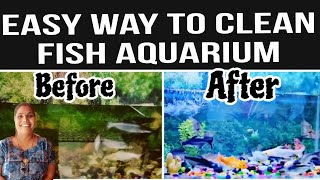 Easy Way to Clean Fish Aquarium..