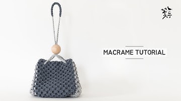 [Eng sub] Macrame bag tutorial #44