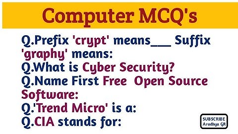 Computer MCQ