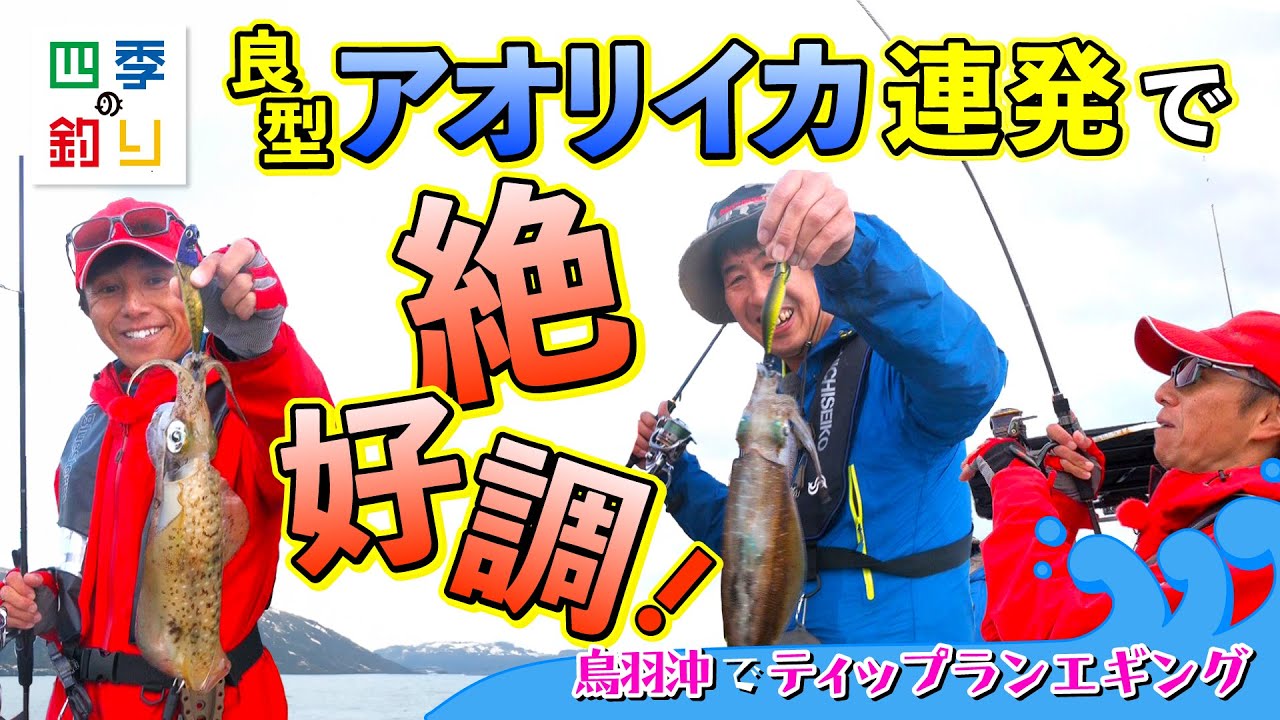 鳥羽沖でティップランエギング　良型アオリイカ連発で絶好調！（四季の釣り/2023年12月1日放送）