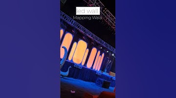 #ledwall #wedding #mapping #wall  #sangeet