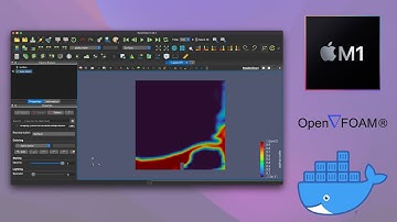 Breaking of a Dam simulation with OpenFoam on Macbook M1