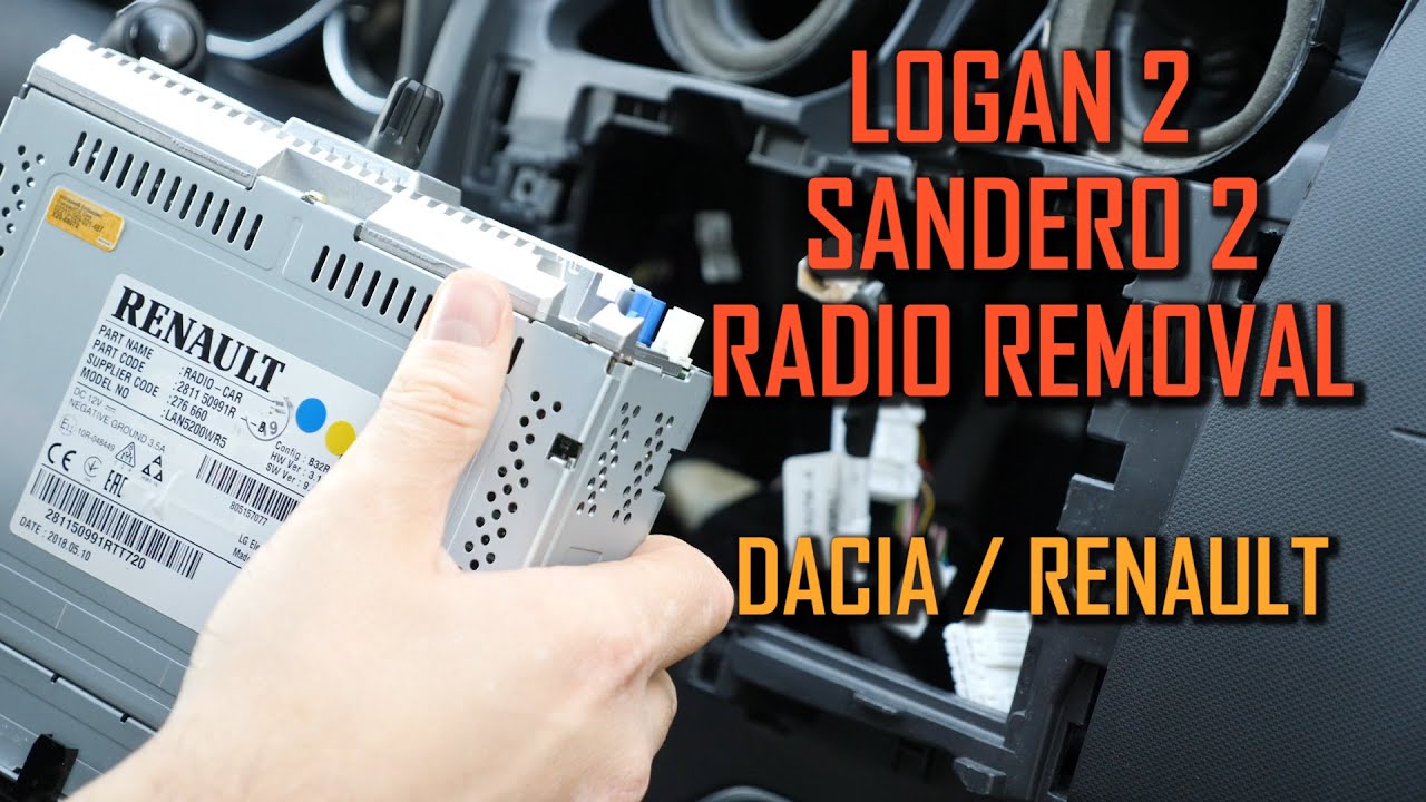 Logan 2, Sandero 2 Radio Removal - Cum demontezi Radio de pe Dacia Logan 2, Sandero  2 