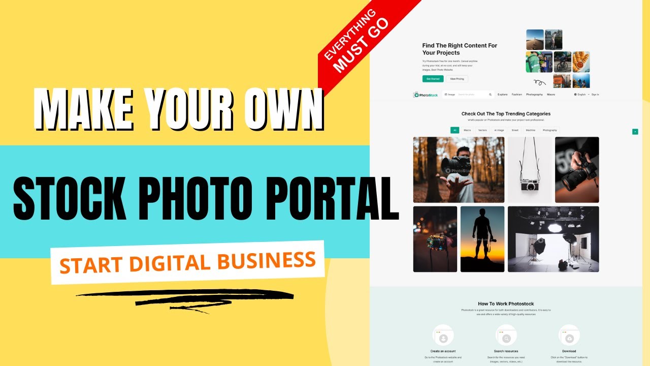 The Easy Way to Sell Photos Online | Build Your Own Stock Photo Portal ...