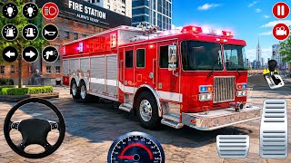 Real Fire Truck Driving Simulator 2020 - New Fire Fighting Fireman's Daily Job - Android GamePlay#1