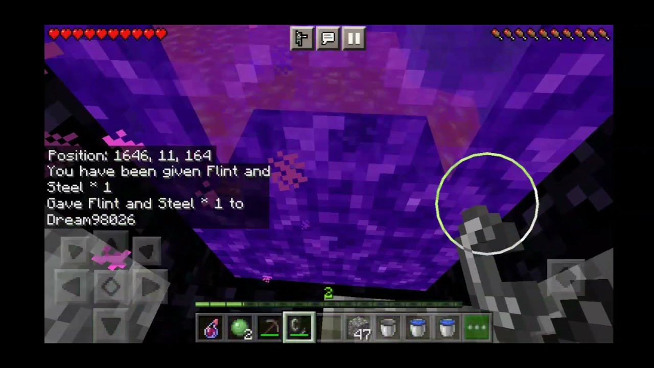 how to make nether portal like a speedrunner EASY(MCPE MCJE MCBE) YouTube