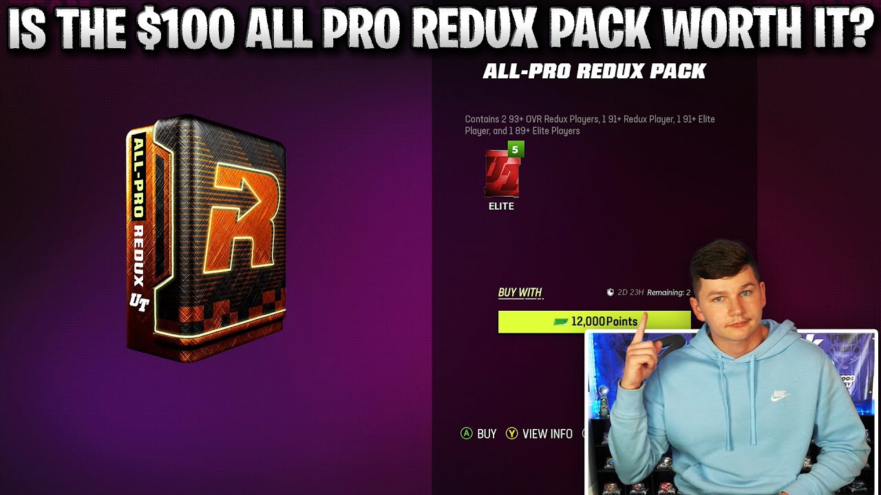 IS THE ALL PRO REDUX PACK WORTH $100? LET'S OPEN IT!