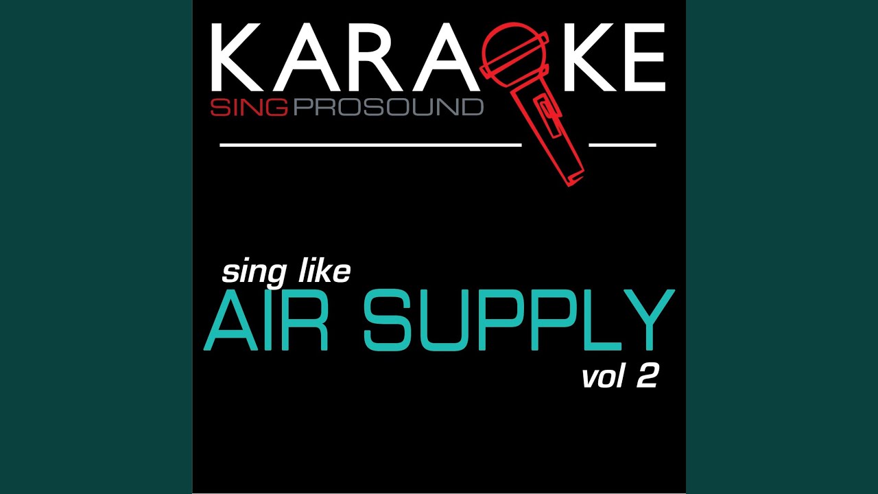 Young Love (Karaoke Instrumental Version) (In the Style of Air Supply) YouTube