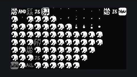 Baba Is You: Level Chasm C Elusive Condition - "sea of hands" solution